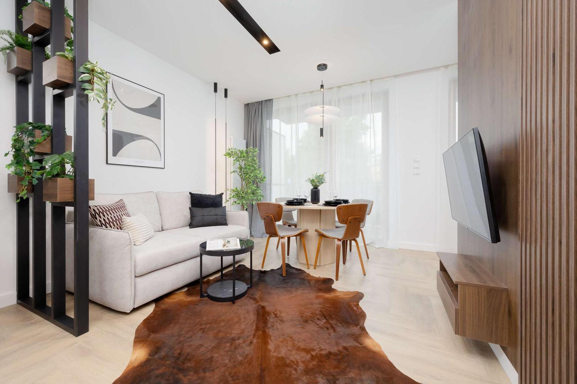 Apartment Sarmacka Wilanow With Parking, Sauna & Gym By Noclegi Renters Warszawa Exteriör bild